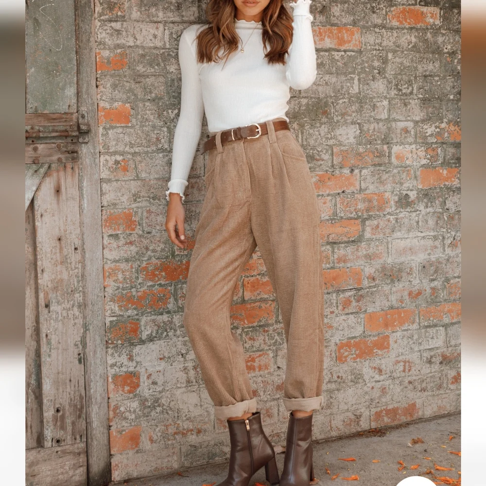Petal & Pup Talaren Cord Pant Brown - Picture 1 of 8